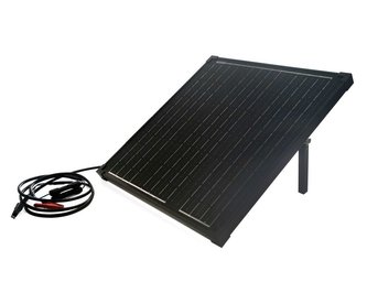 Technaxx Solární nabíječka, panel 50W + regulátor, pro nabíjení autobaterií, TX-214