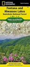 Fontana and Hiwassee Lakes Map [Nantahala National Forest]