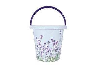 Vědro 10L PH dekor, výlevka  LEVANDULE