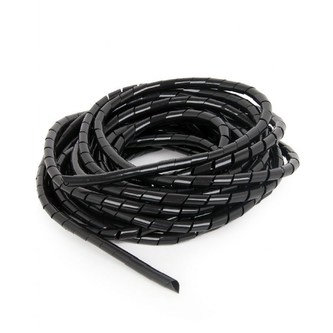 CABLEXPERT stahovací spirála na kabely, 12mm, 10 m, černá