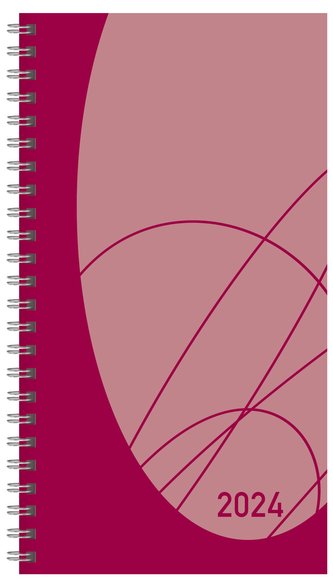 Taschenkalender Modus XL Flexi Colourlux berry 2024