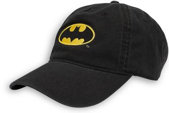Kšiltovka DC Comics|Batman: Logo (obvod) černá bavlna