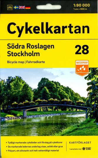 Cykelkartan Blad 28 S:a Roslagen/Stockholm