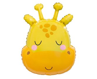 Foliový balonek hlava - žirafa 53 x 40 cm