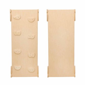 Montessori piklerová rampa, Large Natural Wood