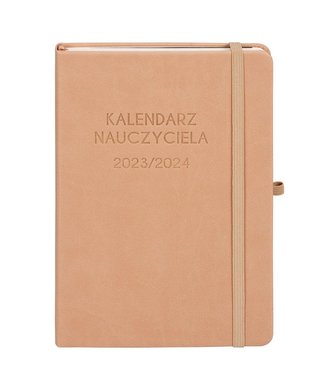 Kalendarz 2023/2024 A5 nauczyciela TDW brązowy