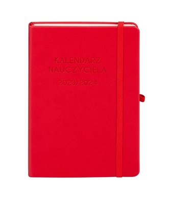 Kalendarz 2023/2024 A5 nauczyciela TDW czerwony