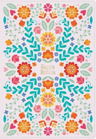 Rvr 1960 Biblia Letra Supergigante Edición 2023, Floreada Símil Piel