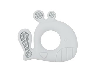 Silikonové kousátko velryba Blue