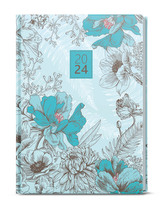 Týdenní diář 2024 Oskar Lamino A5 světle modrý