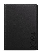 Týdenní diář 2024 Oskar Tora A5 černá