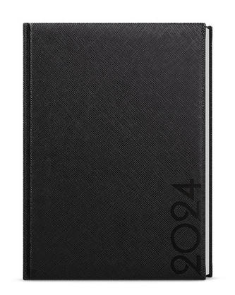 Týdenní diář 2024 Oskar Tora A5 černá