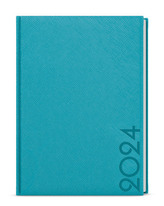 Týdenní diář 2024 Zoro Tora A5 tyrkys