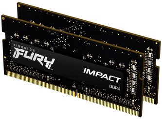 KINGSTON FURY Impact 32GB DDR4 3200MHz / CL20 / SO-DIMM / KIT 2x 16GB