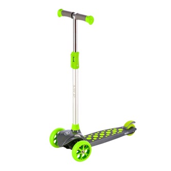 HLB02 ZELENÁ DĚTSKÁ KOLOBĚŽKA NILS FUN