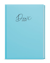 Týdenní diář 2024 Prokop Lamino Pastel B6 modrá