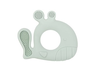 Silikonové kousátko velryba Mint