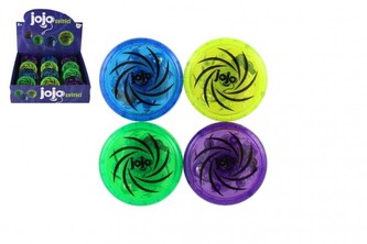 Jojo plast 6cm svítící na baterie 4 barvy - 1 ks