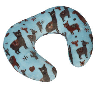 Polštářek cestovní podkova - lama - 30x35 cm