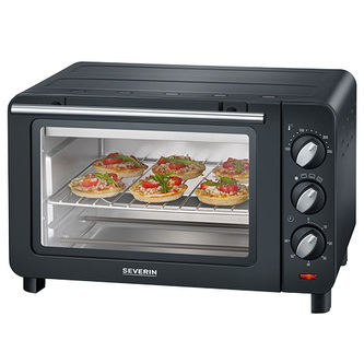 Mini trouba Severin, TO 2042, 14 L, nastavení teploty od 100 do 230 °C, časovač, 1200 W