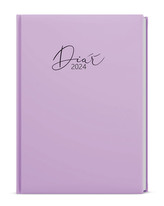 Denní diář 2024 David Lamino Pastel A5 fialový