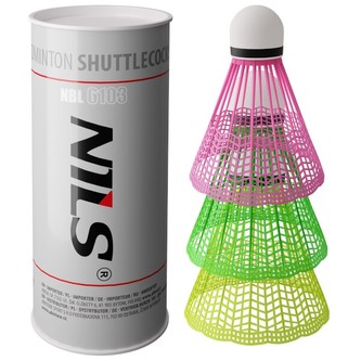 NBL6103 BADMINTONOVÉ MÍČKY MULTICOLOR 3 KS NILS