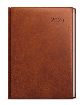 Denní diář 2024 David Vivella A5 hnědý
