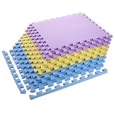 MP10 ŽLUTÁ-MODRÁ-FIALOVÁ OCHRANNÁ PUZZLE PODLOŽKA ONE FITNESS