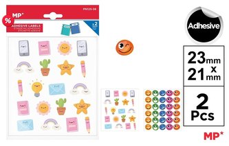 Naklejki imienne 2 arkusze