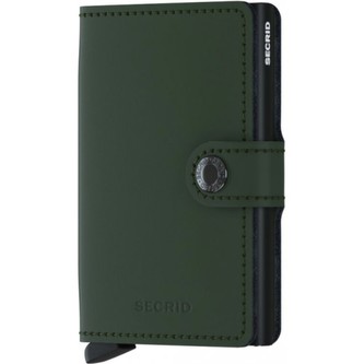 Secrid Miniwallet Matte zelená/černá