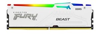 KINGSTON DIMM DDR5 FURY Beast White RGB XMP 32GB 5600MT/s CL40
