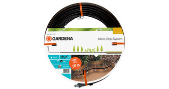 GARDENA mds-startovací sada – kapková závlaha pro rostliny v řádcích, podzemní kapací hadice 13,7 mm, 1389-20