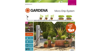 GARDENA startovací sada pro rostliny v květináčích M s automatikou, 13002-20 GARDENA startovací sada pro rostliny v květináčích M s automatikou, 13002-20