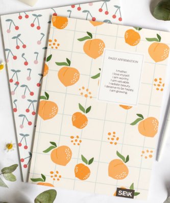 Zápisníky Daily affirmation & Life is sweet (2 ks)