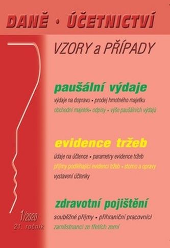 DÚVaP 1/2020 EET v praxi, Paušální výdaje - Zdravotní pojištění, Evidence tržeb, Účtenka, Obchodní majetek, Daňové přiznání