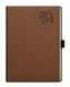 Denní diář 2024 David Fabric hnědá