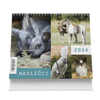 Mazlíčci 2024 - stolní kalendář