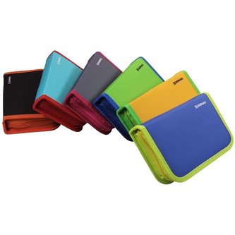 Penál Donau 1 patro, 2 chlopně, mix barev