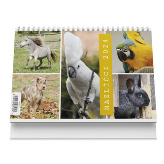 Mazlíčci 2024 - stolní kalendář