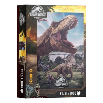 Puzzle Jurský svět - T-Rex, 1000 dílků