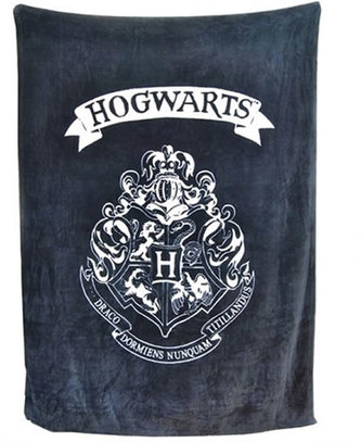 Fleece deka černá Harry Potte