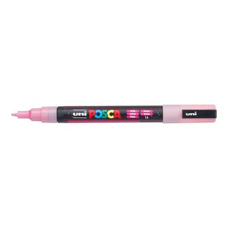 Posca akrylový popisovač PC-3ML, 0,9 - 1,3 mm, třpytivě růžová (tenký kulatý hrot)