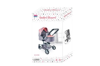 Kočárek kovový 2v1