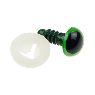 Očička - zelená - průměr 10 mm - 10ks