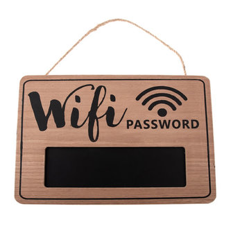 Dřevěná cedulka WIFI