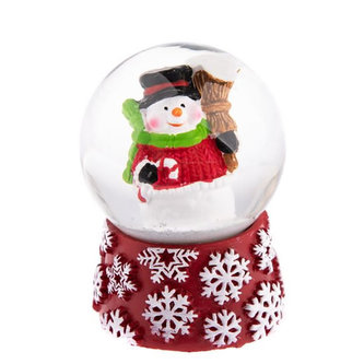 Sněžítko se sněhulákem červené