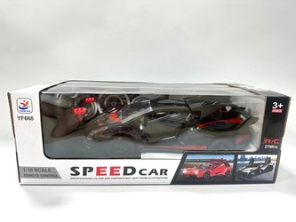 Sportovní RC auto 1:18 červenočerné