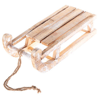 Dřevené sáně - přírodní 14,5