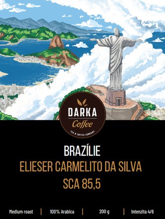 Brazílie Elieser Carmelito Da Silva SCA 85,5 - zrnková káva, balení 200 g