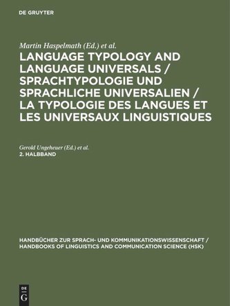 Language Typology and Language Universals 2.Teilband